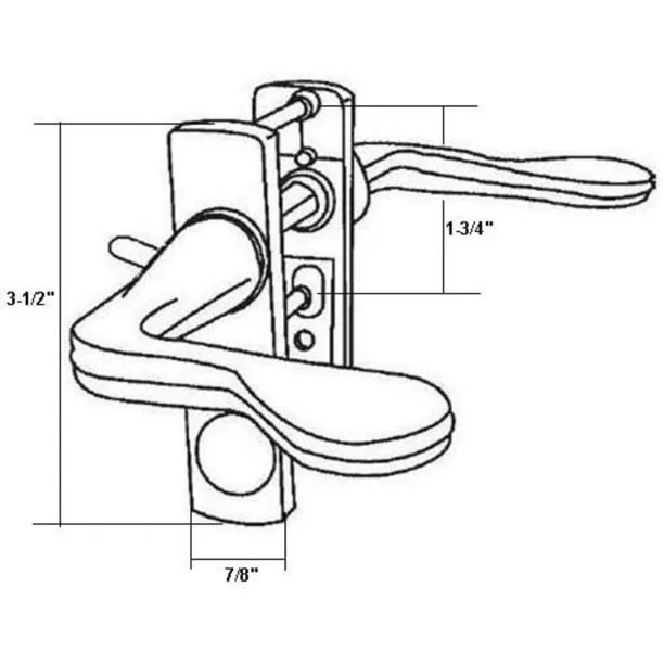 1421 Inswing Latch 5