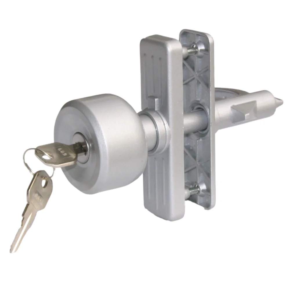 1497 Tulip Knob Latch with Key (3")