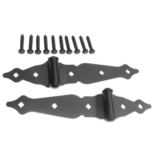 38938 8" Ornamental Half Strap Hinge