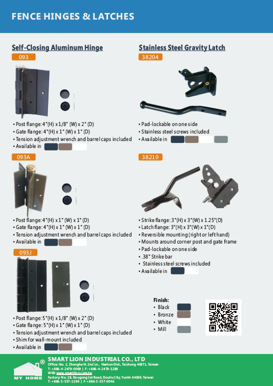 Fence & Gate Hardware