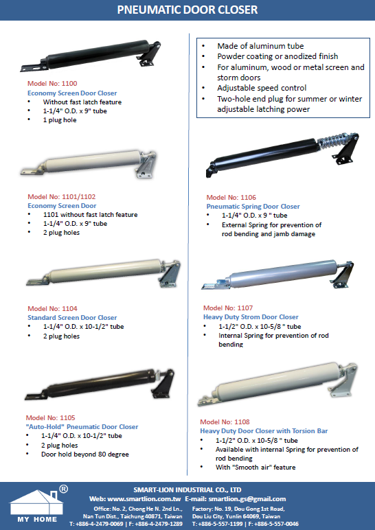 Pneumatic Door Closer